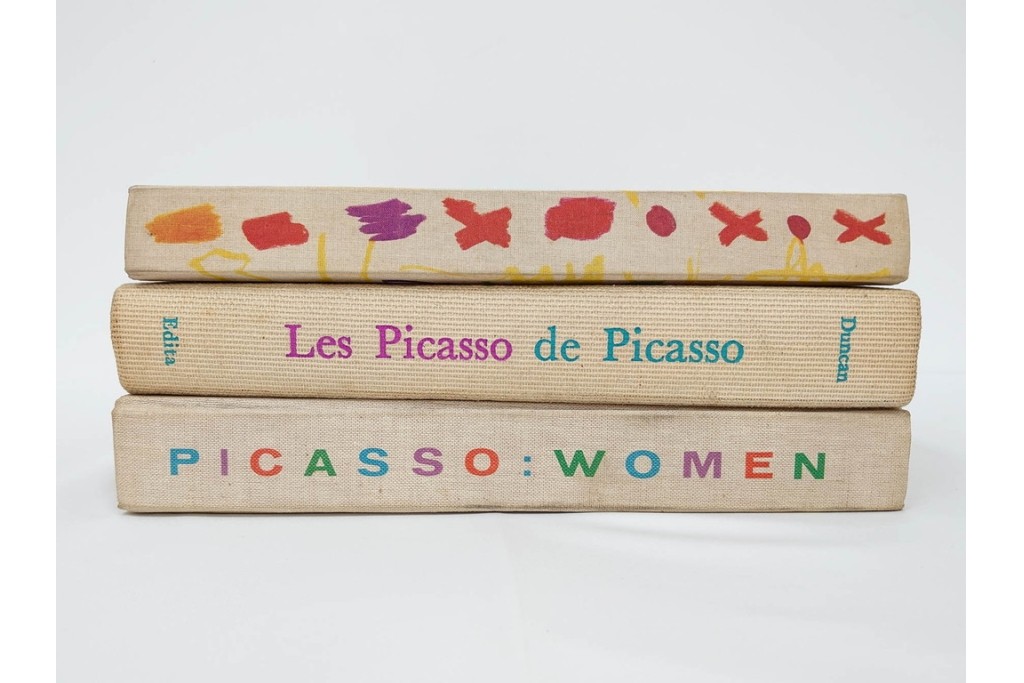 パブロ・ピカソ　「PICASSO : WOMEN(リトグラフ付き)」・「Les Picasso de Picasso」・「PICASSO HIS RECENT DRAWINGS 1966-1968」　図録3冊セット　(R-087067)