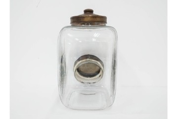 昭和初期　昭和レトロ　ユニークな形のたばこ瓶　(R-087068)