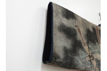 江戸～明治期　武者図が躍動する刺し子の火消し半纏　(R-087070)