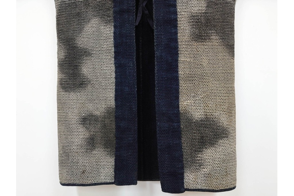 江戸～明治期　武者図が躍動する刺し子の火消し半纏　(R-087070)