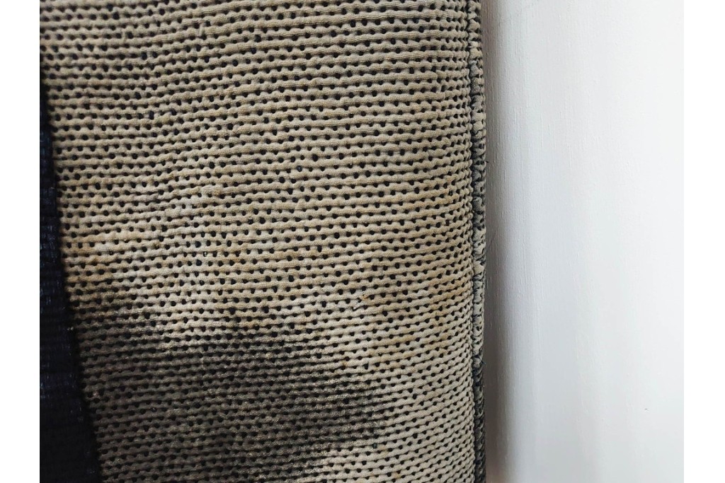 江戸～明治期　武者図が躍動する刺し子の火消し半纏　(R-087070)