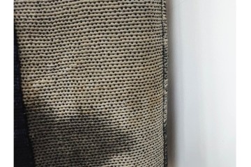 江戸～明治期　武者図が躍動する刺し子の火消し半纏　(R-087070)