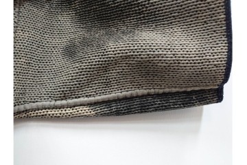 江戸～明治期　武者図が躍動する刺し子の火消し半纏　(R-087070)