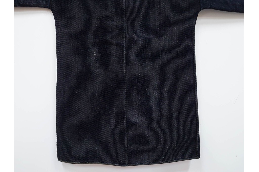 江戸～明治期　武者図が躍動する刺し子の火消し半纏　(R-087070)