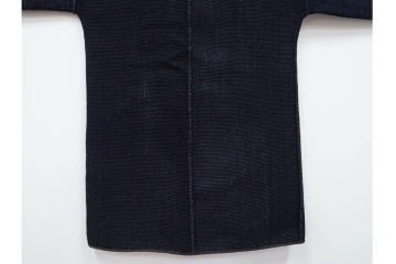 江戸～明治期　武者図が躍動する刺し子の火消し半纏　(R-087070)