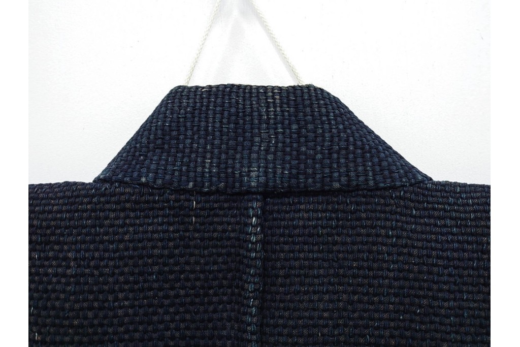 江戸～明治期　武者図が躍動する刺し子の火消し半纏　(R-087070)