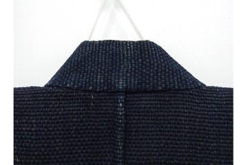 江戸～明治期　武者図が躍動する刺し子の火消し半纏　(R-087070)