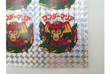 当時物　ビックリマン　悪魔VS天使シール　ワンダーマリア　パチ物のアンカットシート 　(R-087077)