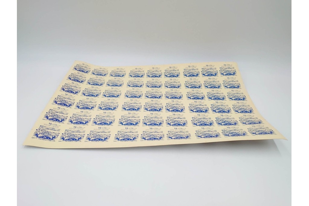 当時物　ビックリマン　悪魔VS天使シール　ワンダーマリア　パチ物のアンカットシート 　(R-087077)