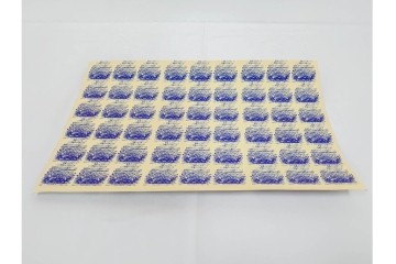 当時物　インクずれエラー　ビックリマン　悪魔VS天使シール　ワンダーマリア　パチ物のアンカットシート　(R-087078)