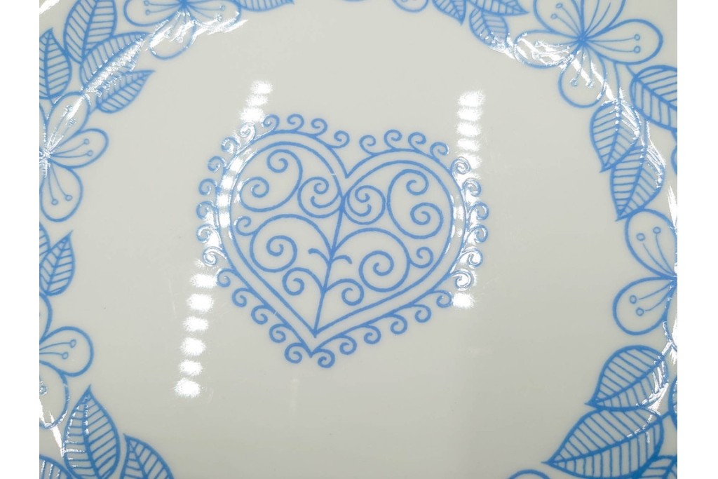 スウェーデンヴィンテージ　GUSTAVSBERG(グスタフスベリ)　BORO(ボロ)・PYNTA(ピンタ)　絵柄の違いを楽しめるプレート5枚セット　(R-087080)