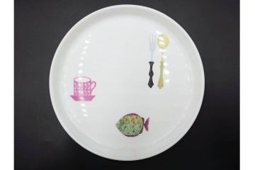 スウェーデンヴィンテージ　GUSTAVSBERG(グスタフスベリ)　BORO(ボロ)・PYNTA(ピンタ)　絵柄の違いを楽しめるプレート5枚セット　(R-087080)