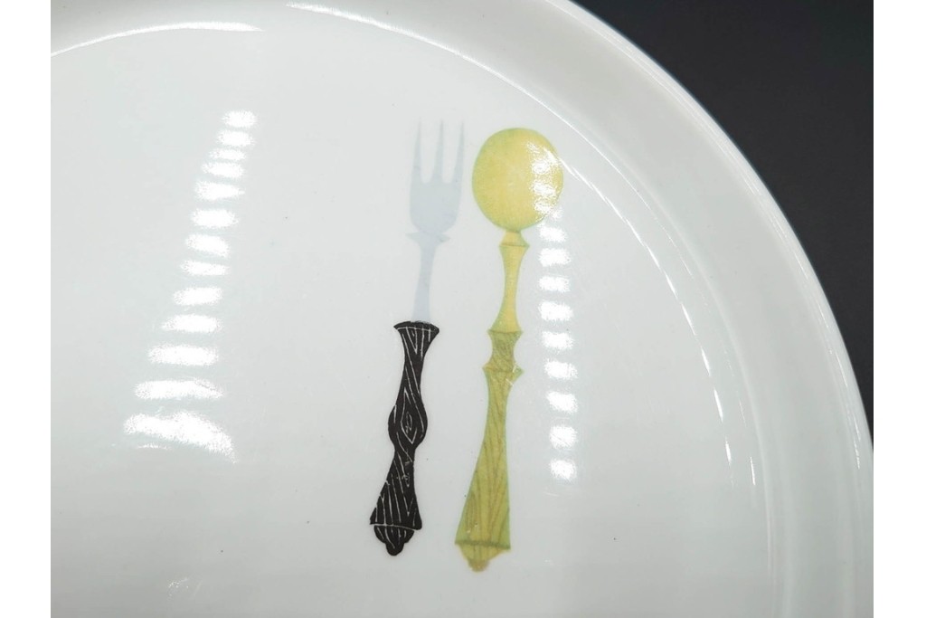 スウェーデンヴィンテージ　GUSTAVSBERG(グスタフスベリ)　BORO(ボロ)・PYNTA(ピンタ)　絵柄の違いを楽しめるプレート5枚セット　(R-087080)