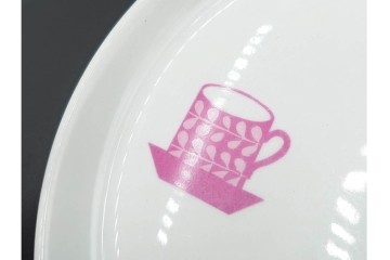 スウェーデンヴィンテージ　GUSTAVSBERG(グスタフスベリ)　BORO(ボロ)・PYNTA(ピンタ)　絵柄の違いを楽しめるプレート5枚セット　(R-087080)