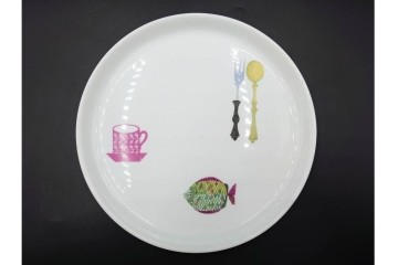 スウェーデンヴィンテージ　GUSTAVSBERG(グスタフスベリ)　BORO(ボロ)・PYNTA(ピンタ)　絵柄の違いを楽しめるプレート5枚セット　(R-087080)