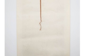 複製　絹本　清王朝　王鐸　「臨張芝帖」の掛け軸　解説釈文書・共箱付き　(R-087082)