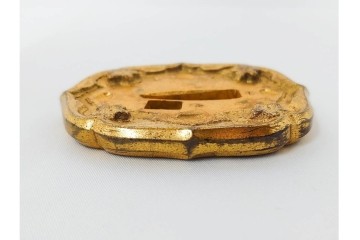 当時物　旧日本陸軍　鮫皮　「一」の刻印あり　九八式軍刀拵(鞘・柄・鍔・切羽・鎺)　鞘袋付き　(R-087084)