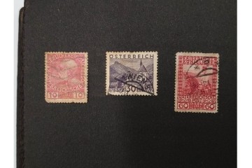 戦前～戦後　日本・満州・台湾など　消印あり　未使用・使用済の切手セット　アルバム付き　(R-087087)