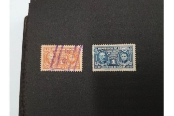 戦前～戦後　日本・満州・台湾など　消印あり　未使用・使用済の切手セット　アルバム付き　(R-087087)