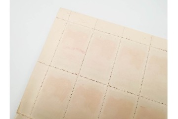 1950年　中華人民共和国開国記念　10000圓(50枚×2シート)・5000圓(50枚×2シート)　東北貼用　毛沢東図案の未使用切手シート4枚セット　(R-087088)