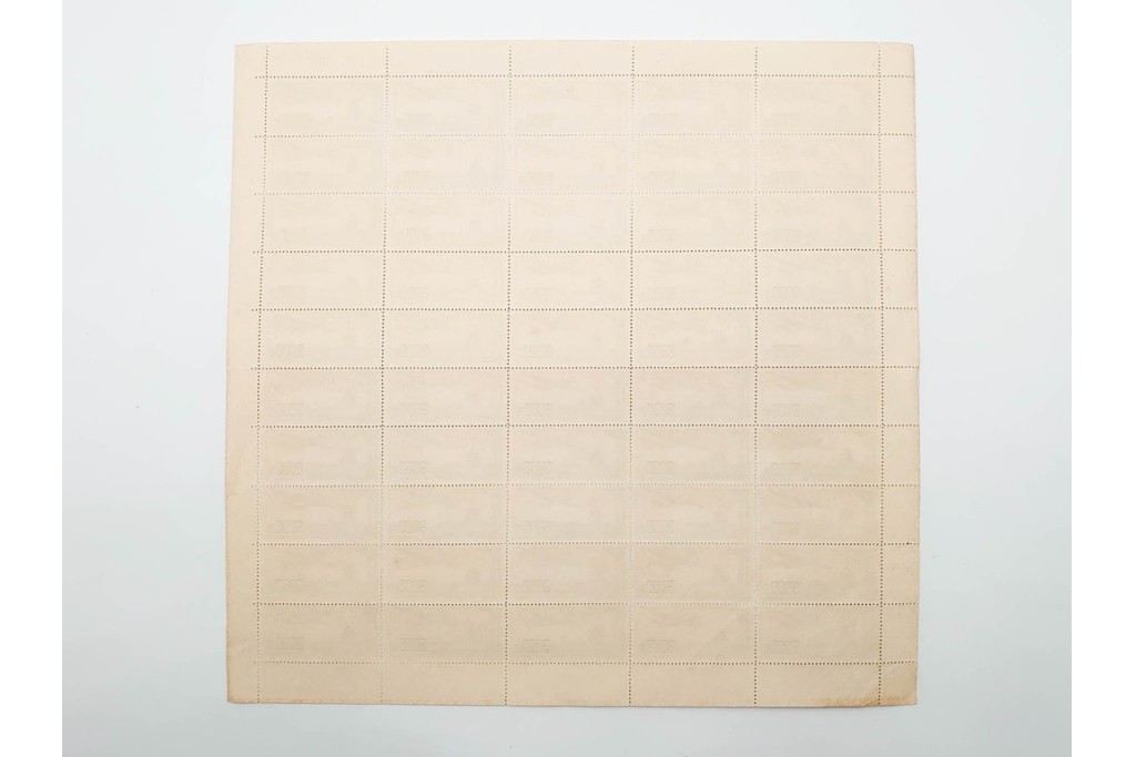 1951年　未使用　中華人民郵政航空郵票(1000圓・3000圓/各50枚×2シート)　天壇図航空切手のシート4枚セット　(R-087089)