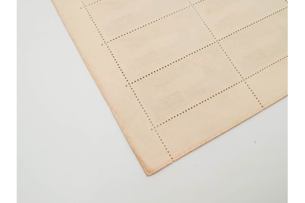 1951年　未使用　中華人民郵政航空郵票(1000圓・3000圓/各50枚×2シート)　天壇図航空切手のシート4枚セット　(R-087089)