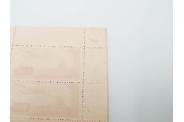 1951年　未使用　中華人民郵政航空郵票(1000圓・3000圓/各50枚×2シート)　天壇図航空切手のシート4枚セット　(R-087089)