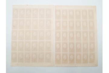 1951年　中国人民郵政　中国共産党30周年記念　400圓の耳付きシート　毛沢東図案の未使用切手 計300枚セット　(R-087090)