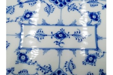 デンマーク製　ROYAL COPENHAGEN(ロイヤルコペンハーゲン)　フルレース　ダブルレースのトレイ　定価約13万円　(R-087094)