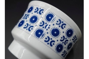 スウェーデンヴィンテージ　Karlskrona(カールスクローナ)　Upsala Ekeby(ウプサラエクビー)　プレート・カップ&ソーサー5客セット　(R-087095)