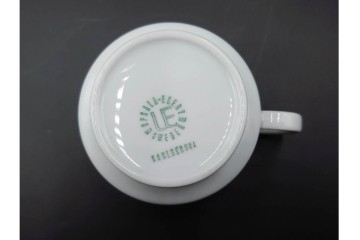 スウェーデンヴィンテージ　Karlskrona(カールスクローナ)　Upsala Ekeby(ウプサラエクビー)　プレート・カップ&ソーサー5客セット　(R-087095)