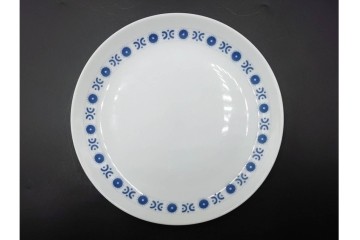 スウェーデンヴィンテージ　Karlskrona(カールスクローナ)　Upsala Ekeby(ウプサラエクビー)　プレート・カップ&ソーサー5客セット　(R-087095)