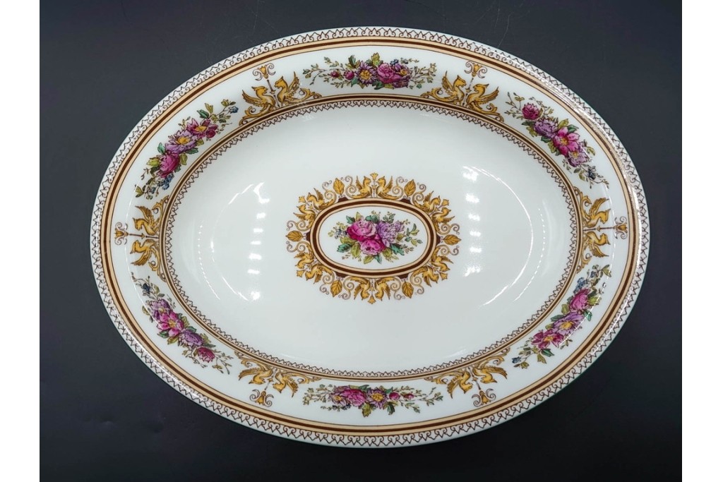 イギリス　WEDGWOOD(ウェッジウッド)　コロンビア　エナメル　セージグリーン　シュガーポット・クリーマー・カップ&ソーサー2客・プレート5点の洋食器11点セット　(R-087096)