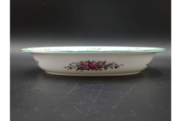 イギリス　WEDGWOOD(ウェッジウッド)　コロンビア　エナメル　セージグリーン　シュガーポット・クリーマー・カップ&ソーサー2客・プレート5点の洋食器11点セット　(R-087096)