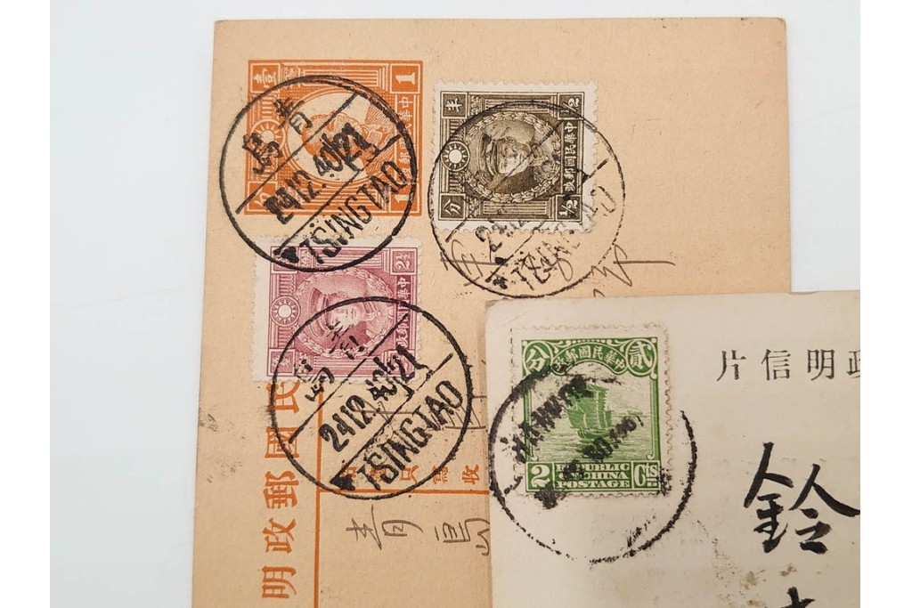 戦前　一部櫛型印あり　中国(満州・北京・上海)・韓国・香港等の軍事郵便　エンタイア50点セット　(R-087098)
