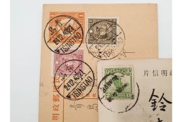 戦前　一部櫛型印あり　中国(満州・北京・上海)・韓国・香港等の軍事郵便　エンタイア50点セット　(R-087098)