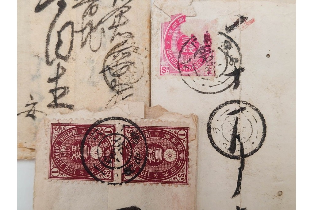 戦前　二重丸印・ボタ印・白抜十字印　エンタイア30点セット　(R-087099)