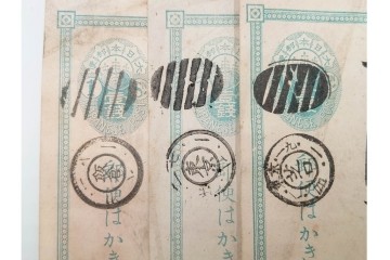 戦前　二重丸印・ボタ印・白抜十字印　エンタイア30点セット　(R-087099)