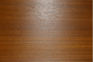 デンマークヴィンテージ　1960年から1970年頃　背面まで美しいチーク材のパートナーデスク　(R-087101)