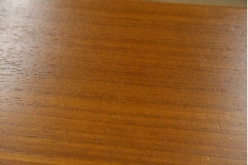 デンマークヴィンテージ　1960年から1970年頃　背面まで美しいチーク材のパートナーデスク　(R-087101)