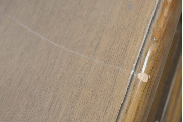 中古　カリモク家具(karimoku)　希少な廃番品!　書斎に映える収納力のある両袖デスク　(R-087102)