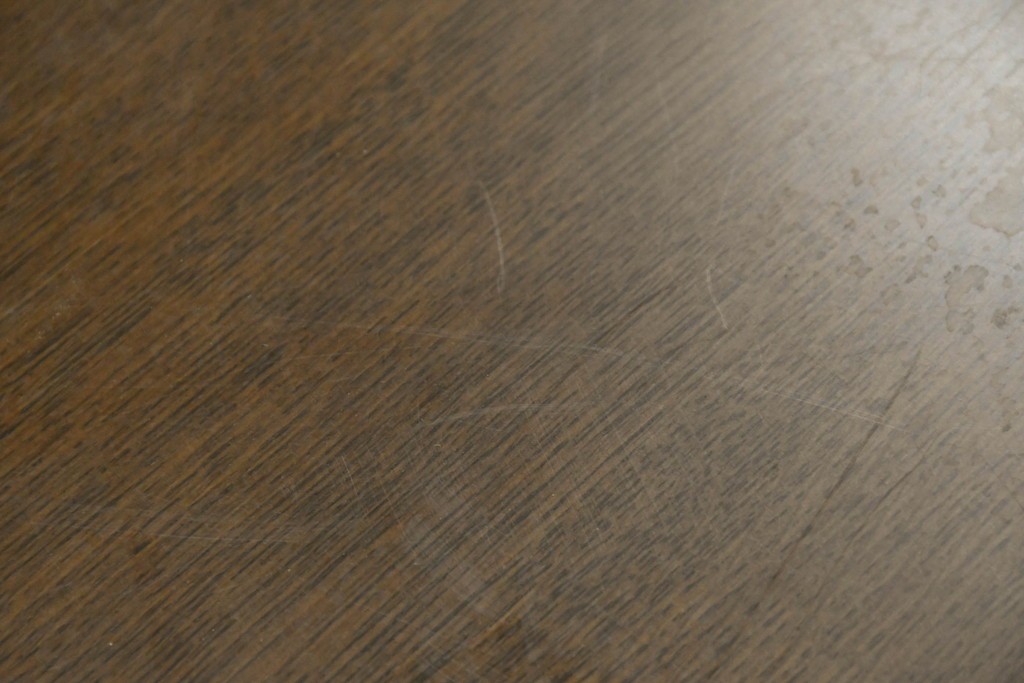 中古　カリモク家具(karimoku)　希少な廃番品!　書斎に映える収納力のある両袖デスク　(R-087102)