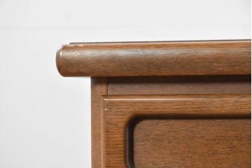 中古　カリモク家具(karimoku)　希少な廃番品!　書斎に映える収納力のある両袖デスク　(R-087102)