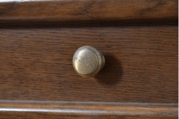 中古　カリモク家具(karimoku)　希少な廃番品!　書斎に映える収納力のある両袖デスク　(R-087102)