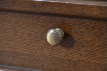 中古　カリモク家具(karimoku)　希少な廃番品!　書斎に映える収納力のある両袖デスク　(R-087102)