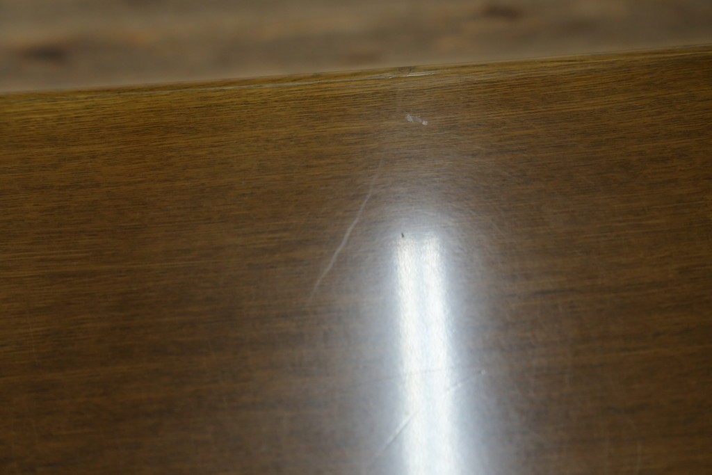 中古　カリモク家具(karimoku)　希少な廃番品!　大小8杯の引き出しを備えた両袖デスク　(R-087102)