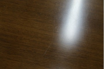 中古　カリモク家具(karimoku)　希少な廃番品!　大小8杯の引き出しを備えた両袖デスク　(R-087102)