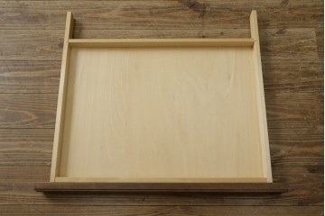 中古　カリモク家具(karimoku)　オーク材　ミッドセンチュリーデザインの両袖デスク　(R-087103)