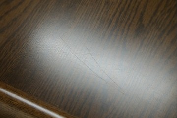 中古　カリモク家具(karimoku)　オーク材　ミッドセンチュリーデザインの両袖デスク　(R-087103)