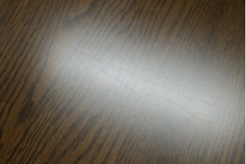 中古　カリモク家具(karimoku)　オーク材　ミッドセンチュリーデザインの両袖デスク　(R-087103)